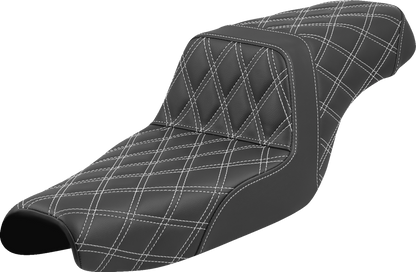 Asiento escalonado con puntada de celosía - Asiento escalonado - Puntada de celosía - Puntada blanca - XL '04-'22