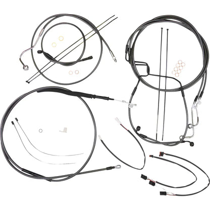 Kit de instalación de manillar de diseño Black Pearl™ - Kit de instalación de manillar de diseño Black Pearl™ - 15"-17" - FLTR '21-'23