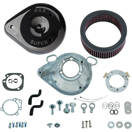 Air Cleaner Tear-Drop 01-17 Black