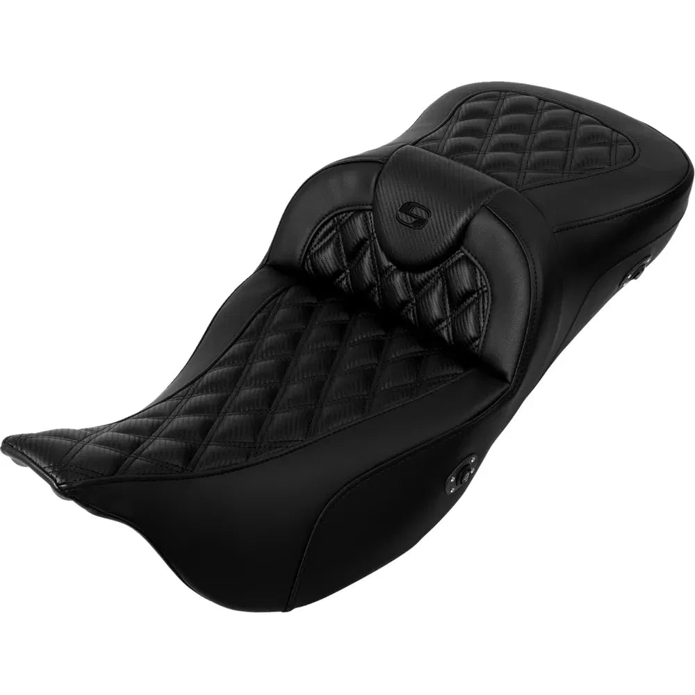 Asiento Roadsofa™ - Asiento Roadsofa™ de alcance extendido - sin respaldo - Costura de celosía - Fibra de carbono - FL '08-'23