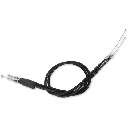 Cable del acelerador de vinilo negro.