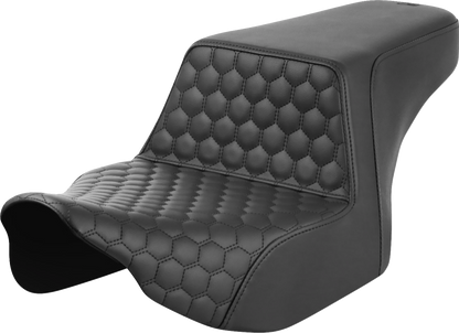 Asiento elevado en forma de panal - Asiento elevado - Delantero en forma de panal - Costuras negras - FL '23-'24