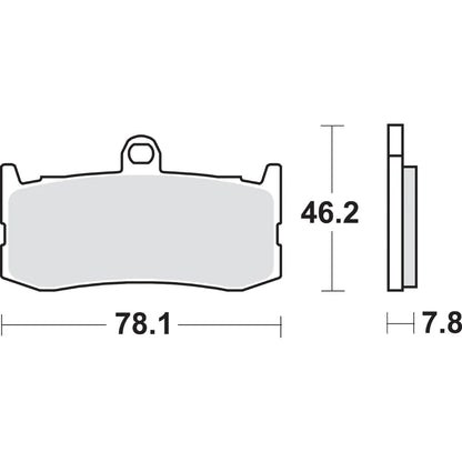 Pastillas de freno dc racing dual carbon