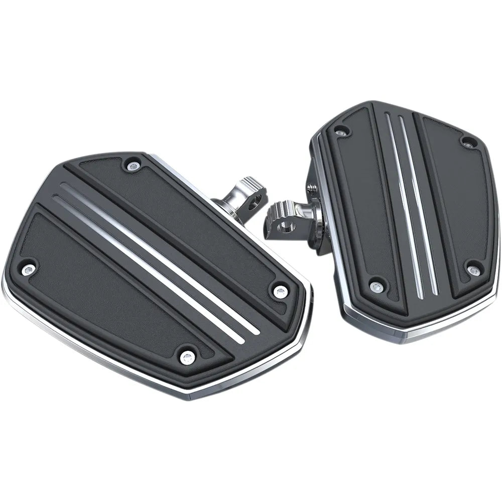 Plancha Twin Rail - Con Adaptador - Cromo