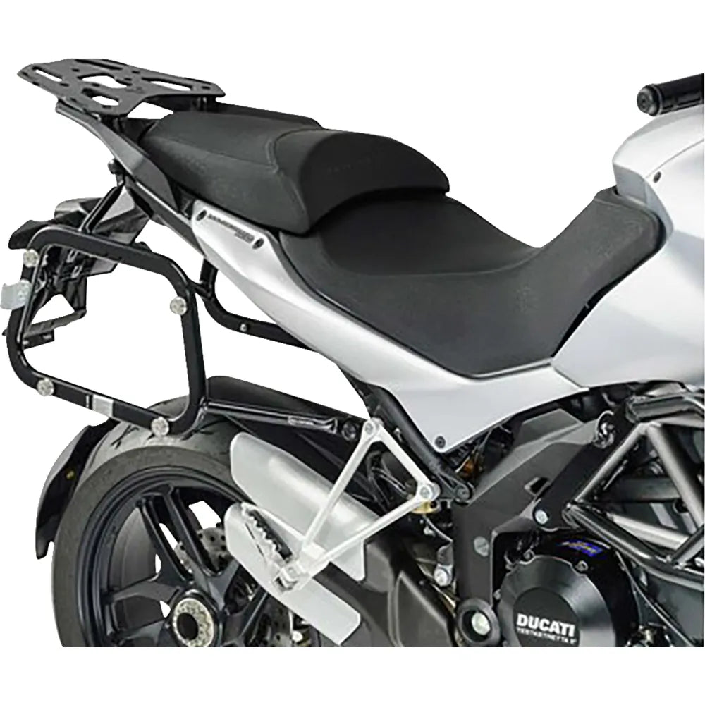 TRAX ADV Aluminum Case System - Black - Ducati Multistrada 1200 '10-'14