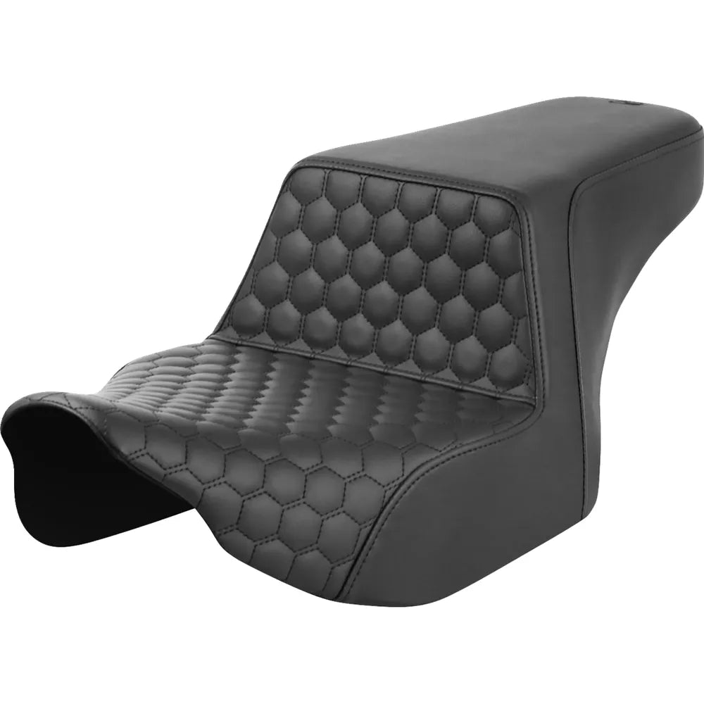 Asiento elevado en forma de panal - Asiento elevado - Delantero en forma de panal - Costuras negras - FL '23-'24