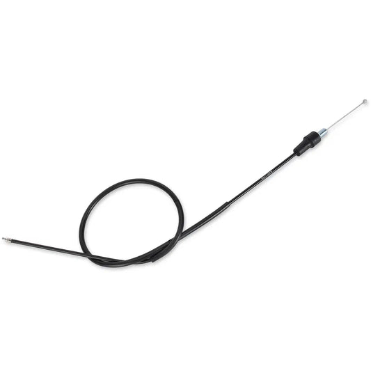 Cable del acelerador de vinilo negro.