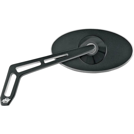 Mirror - Oval - Black - Left