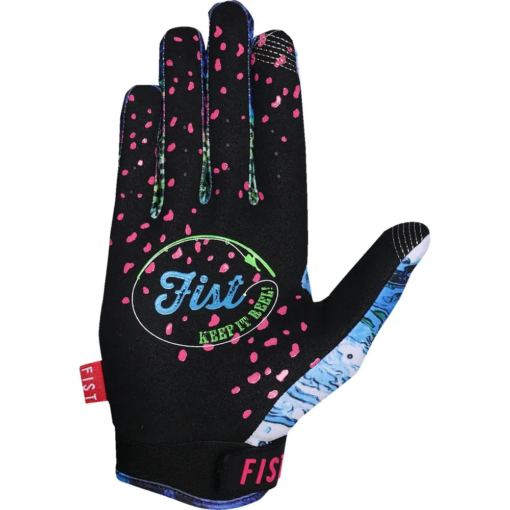 Guantes largos dylan con etiqueta roja keep it reel