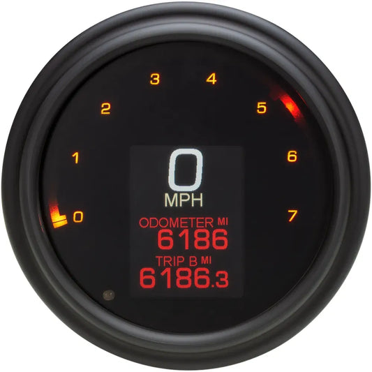 Tank Speedometer - Black Bezel - 4.5"