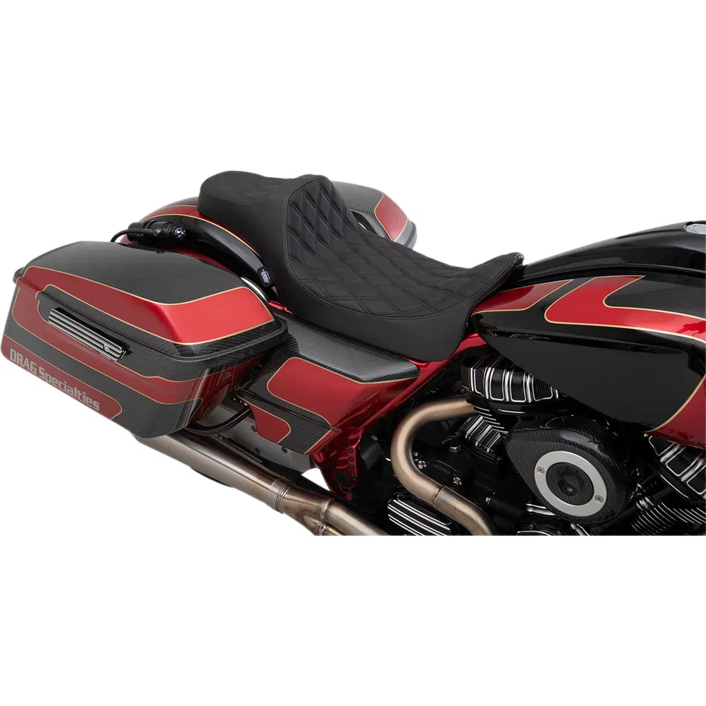 Predator III Seat - Extended - Double Diamond -Vinyl