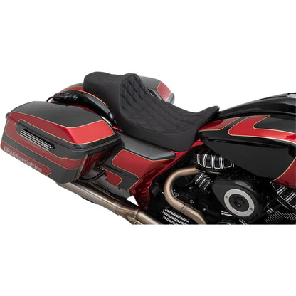 Predator III Seat - Extended - Double Diamond -Vinyl