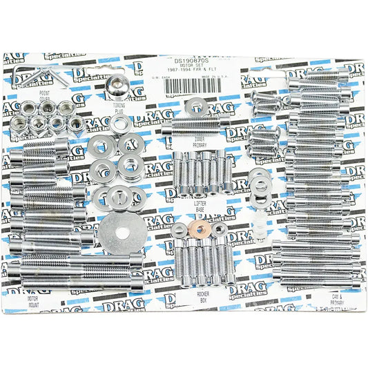 Tornillos del motor allen cromo