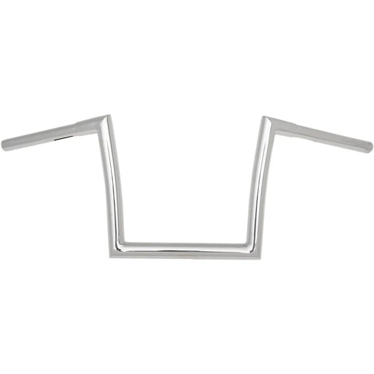 Chrome 1-1/4" Fat Bobber Strip Handlebar With 10" Rise