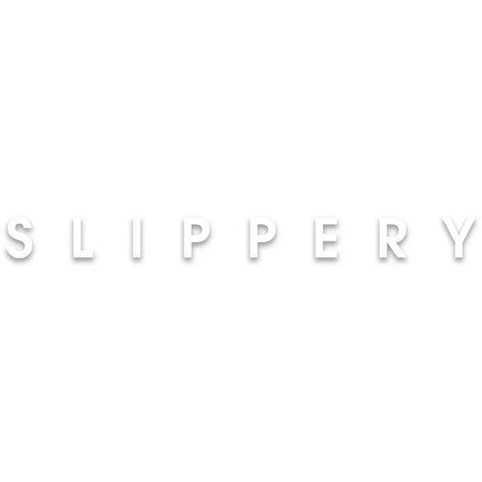 Slippery Decal - 22" - White