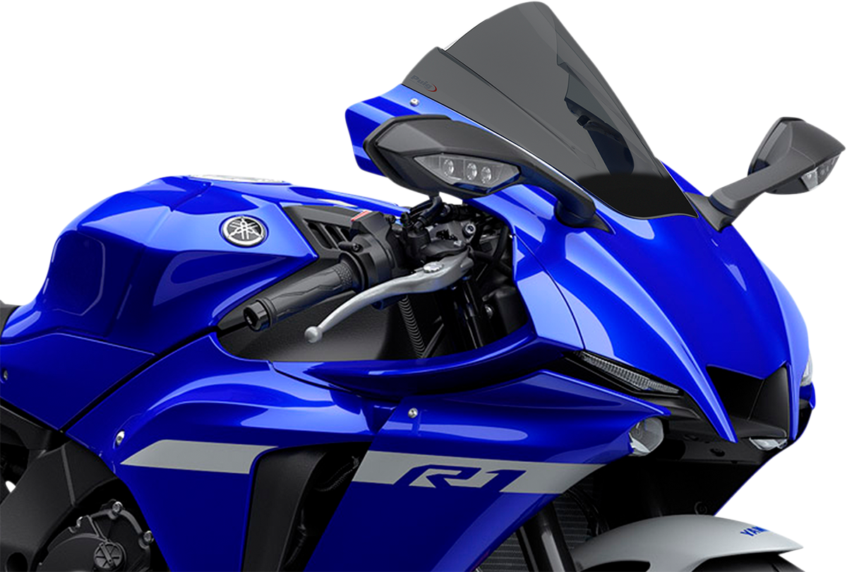 Parabrisas Z-Racing - Parabrisas de carrera - 13-1/4" - Ahumado oscuro - YZF-R1