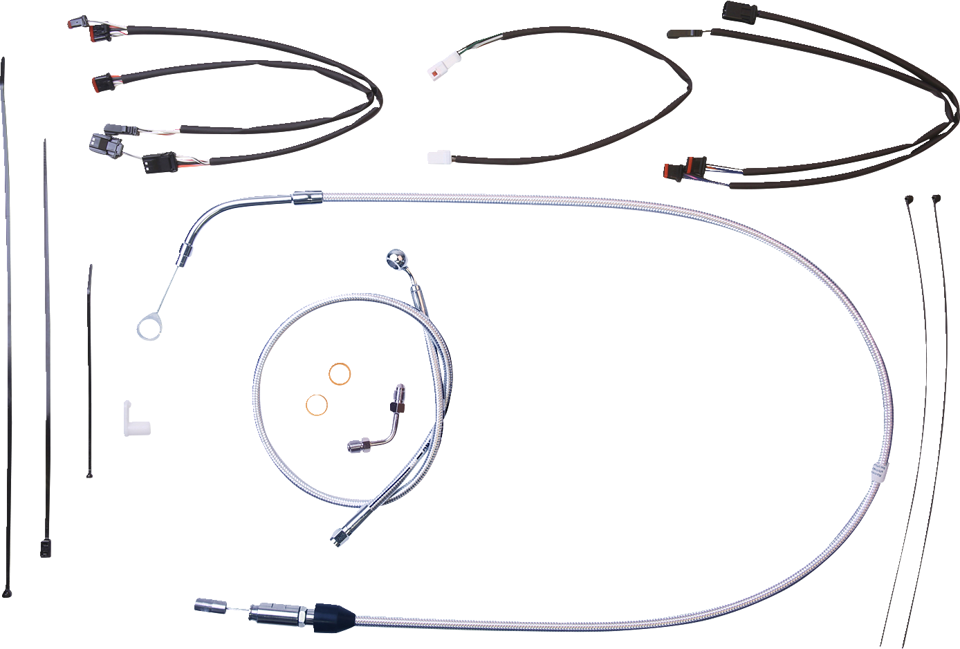 Kit de instalación de manillar de diseñador Sterling Chromite II® - Kit de instalación de manillar de diseñador Sterling Chromite II® - 12"-14" - FX '18-'24