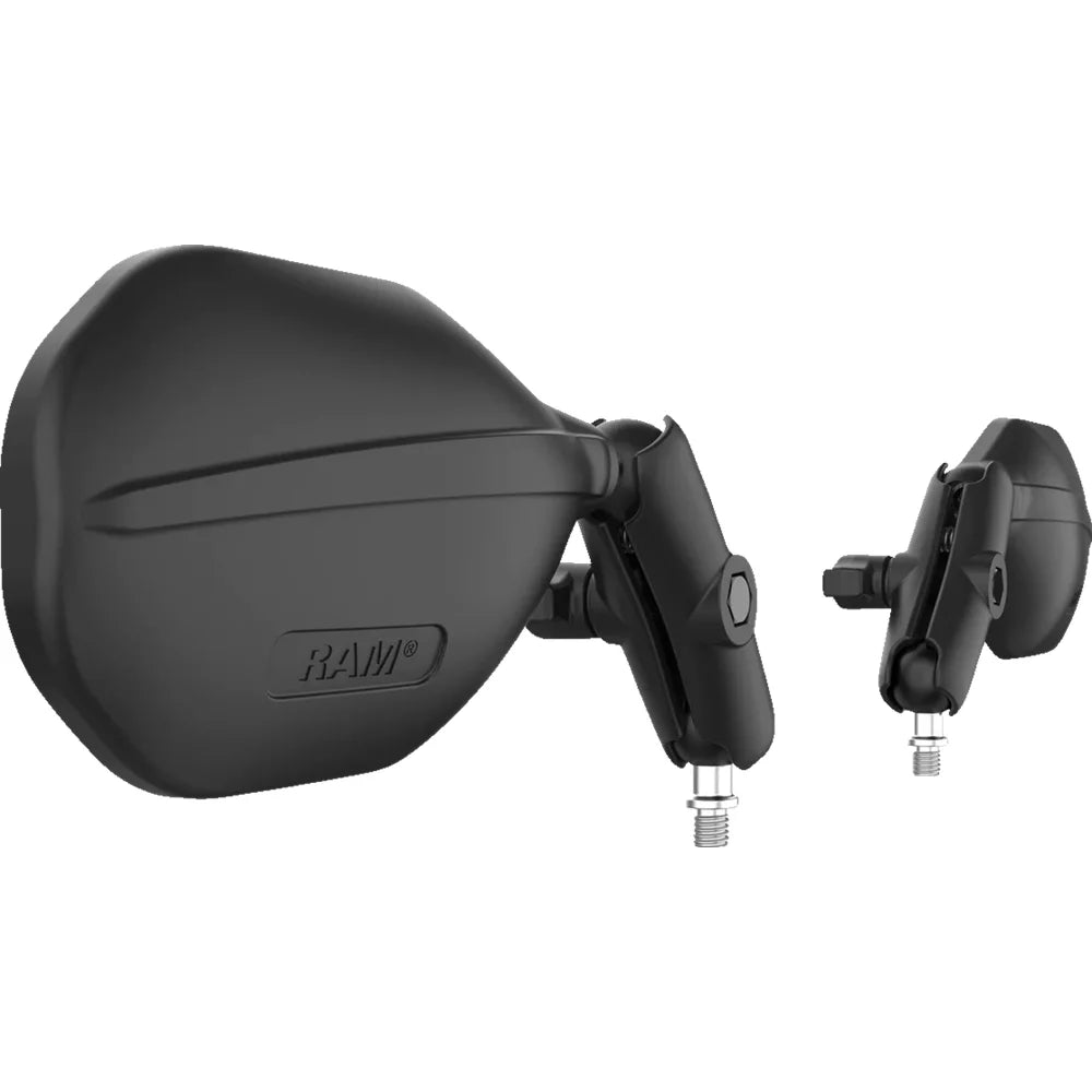 Kit tough-mirror™ con bases m10-1.25 - brazo mediano