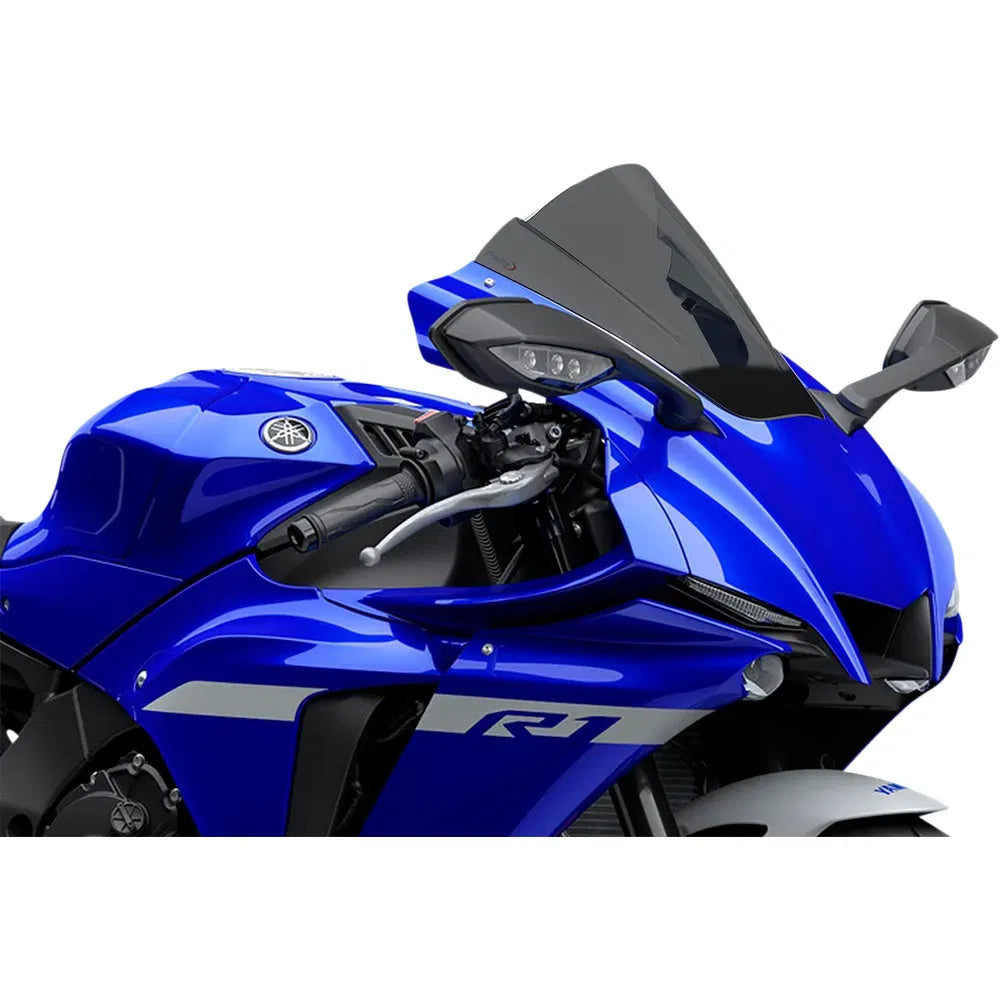 Parabrisas Z-Racing - Parabrisas de carrera - 13-1/4" - Ahumado oscuro - YZF-R1