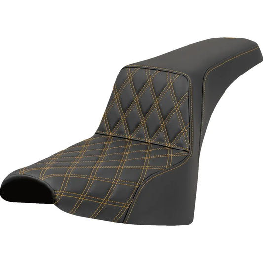 Asiento elevado con costura de celosía - Asiento elevado - Costura de celosía delantera - Costura dorada - FXST/FXBB '18-'25