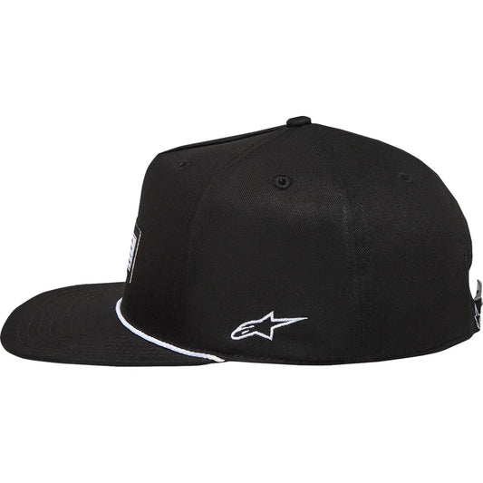 Gorra snapback con etiqueta