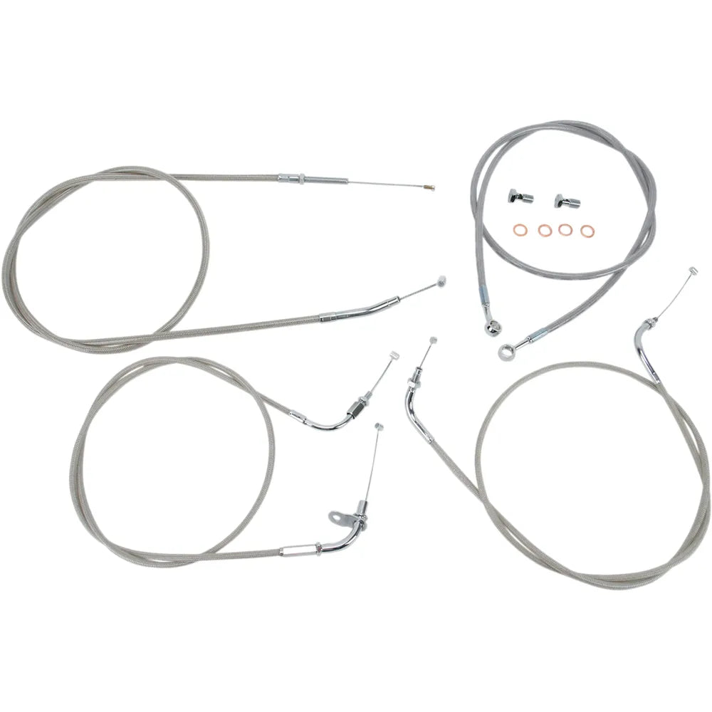 Cable Line Kit - 15" - 17" - XVS650CL - Stainless Steel