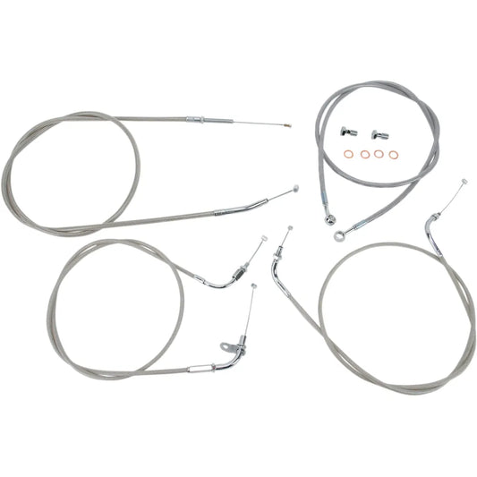 Cable Line Kit - 15" - 17" - XVS650CL - Stainless Steel