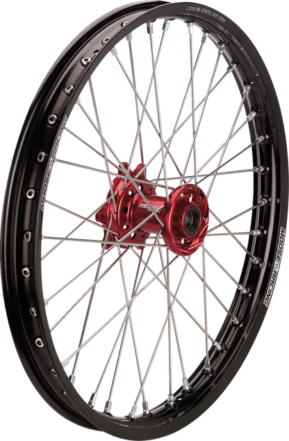 Rueda completa SX-1 - Conjunto de ruedas - SX-1 - Completa - Delantera - Rueda negra/buje rojo - 21x1,6 - Beta