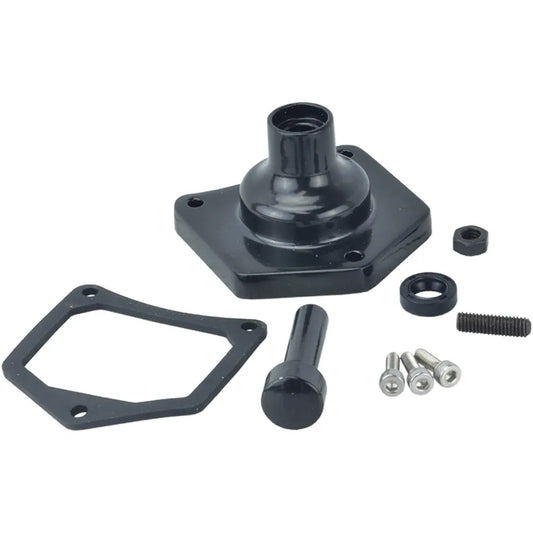 Solenoid End Cover - Starter Button - Gloss Black