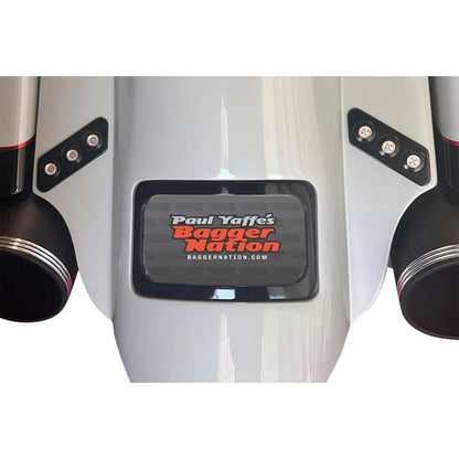 Kit de guardabarros trasero estirado de tres piezas swoop con paneles laterales y thunder pods