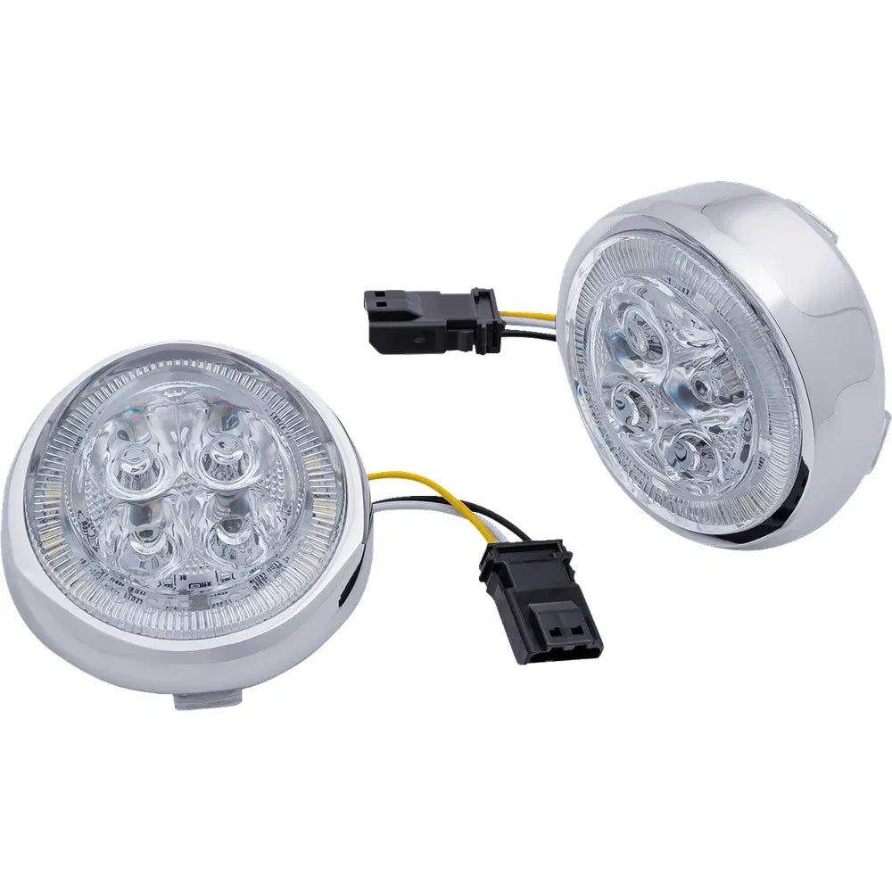 Insertos de luz de señal delantera led fang® con bisel