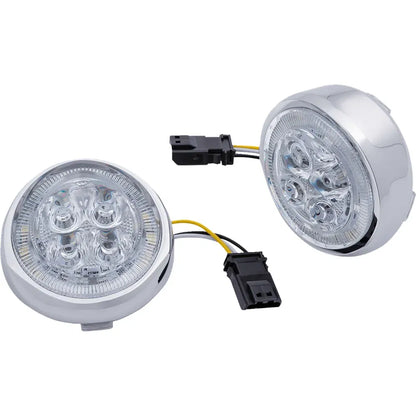 Insertos de luz de señal delantera led fang® con bisel