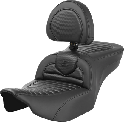 Asientos Roadsofa™ TR - Asiento Roadsofa™ - con respaldo - Tuck-n-Roll - Fibra de carbono - FLTR/FLHX '23-'24
