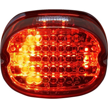 Taillight w/ Integrated Turn Signal - Top Window - Red Lens