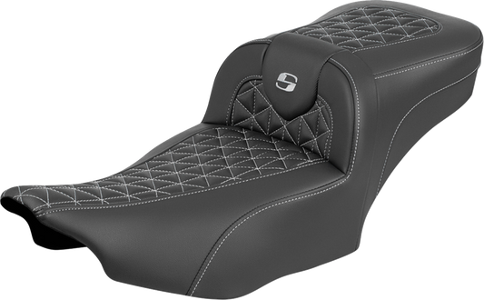 Asiento de alcance extendido Roadsofa™ - Asiento de alcance extendido Roadsofa™ - sin respaldo - Costura plateada - FLH/FLT '23-'25