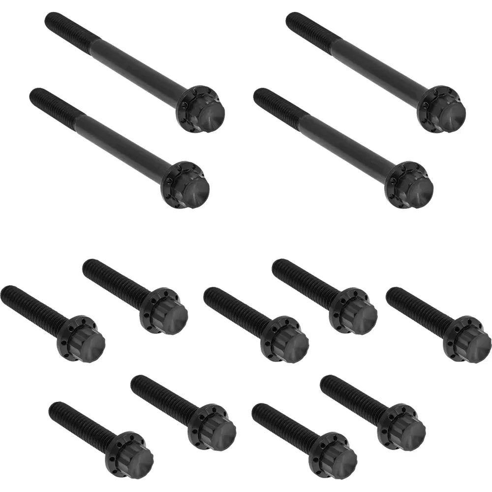 Kit de pernos de titanio de 12 puntos de cubierta primaria exterior