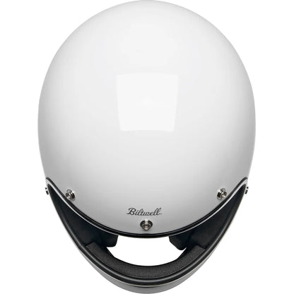 Casco gringo blanco brillo