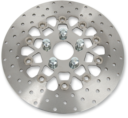Rotor de freno trasero de acero inoxidable personalizado - Rotor de freno - Plata