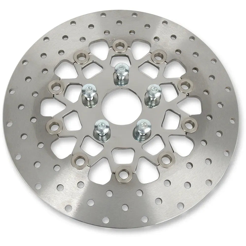 Rotor de freno trasero de acero inoxidable personalizado - Rotor de freno - Plata
