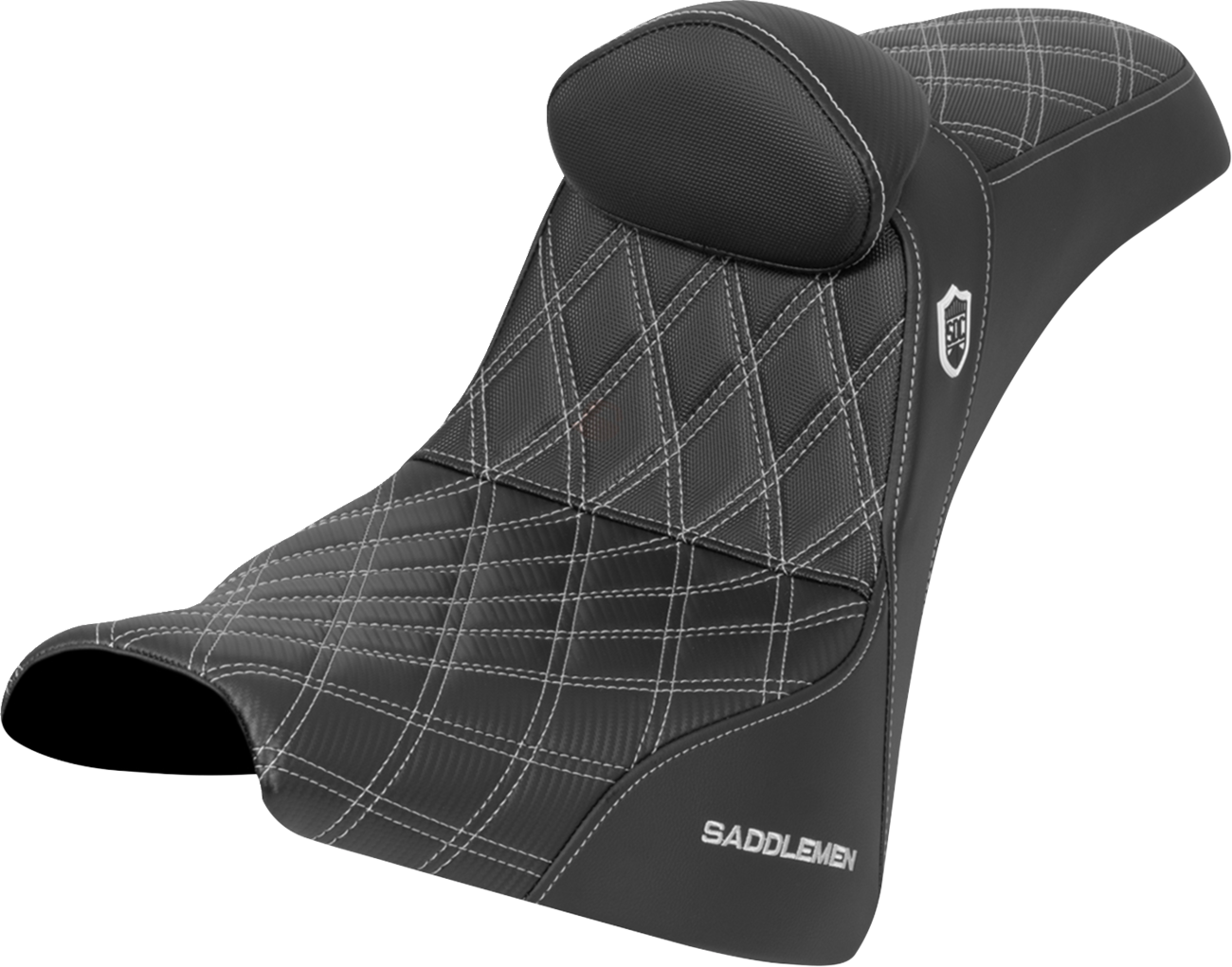 Asiento Pro Series SDC Performance Grip - Asiento Pro Series SDC Performance - con respaldo - Costura plateada - Agarre - FXBB/FXST '18-'25