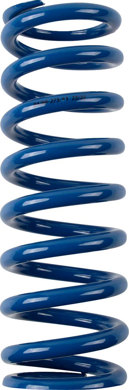Resorte de choque - Resorte de choque - 64/66 mm OD - 63 n/mm - Azul