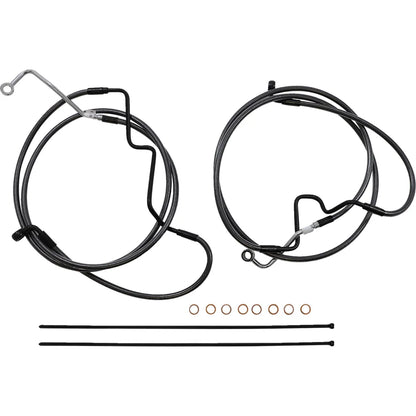 Kit de instalación de manillar de diseño Black Pearl™ - Kit de instalación de manillar de diseño Black Pearl™ - 12"-14" - FLHR '21-'22