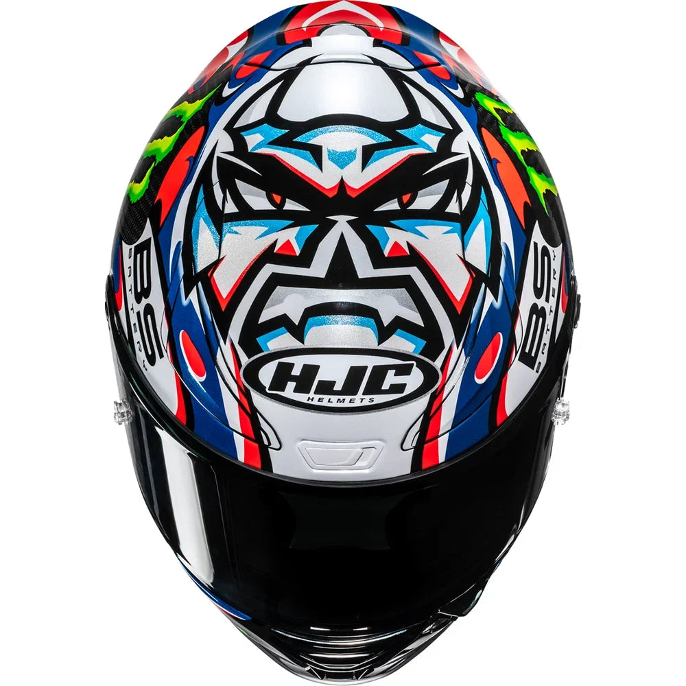Casco rpha 1n v2 carbon quartararo le mans iii mc21