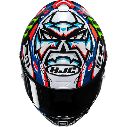 Casco rpha 1n v2 carbon quartararo le mans iii mc21
