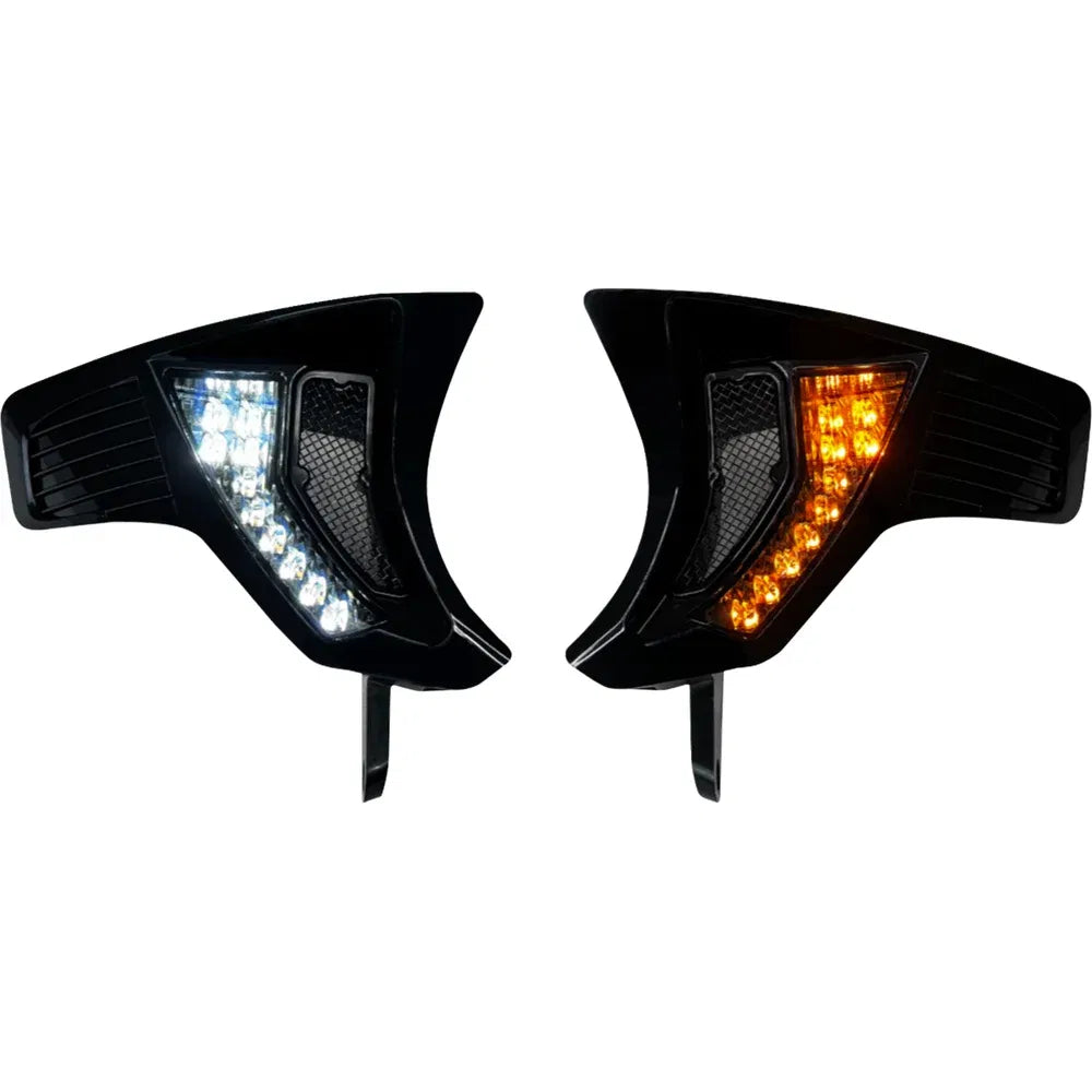Ventilaciones de señal de giro delanteras integradas shark demon®