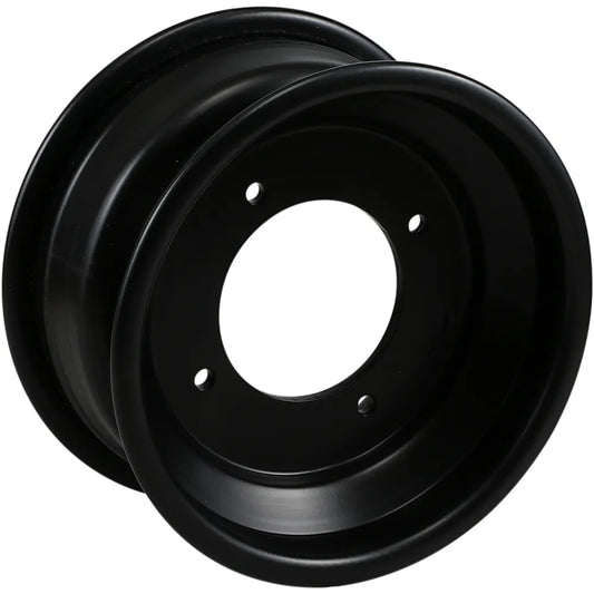 Rolled-Lip Spun Wheel - Front - Black - 10x5 - 4/144 - 3+2