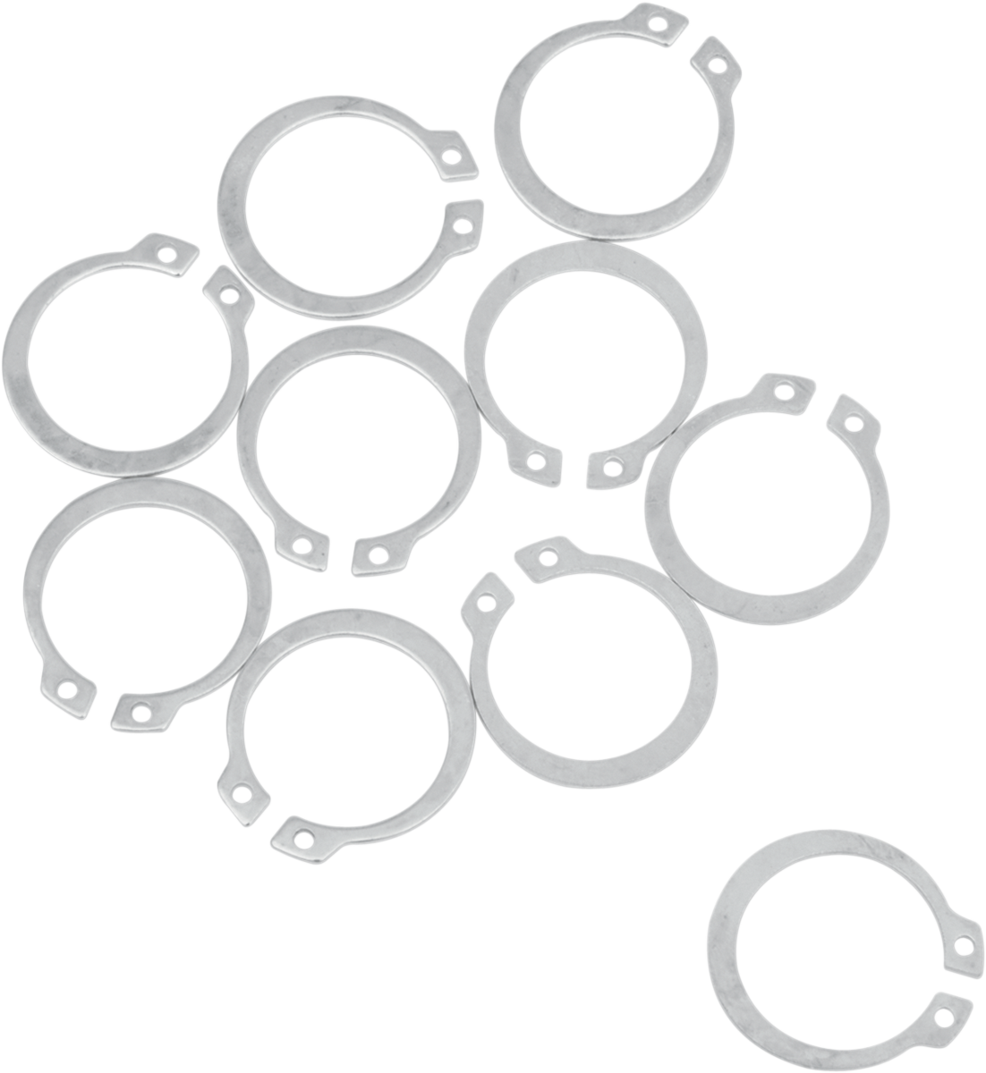 Kit de arandela/anillo elástico del contraeje - Anillo elástico - Paquete de 10 - Kawasaki/Suzuki