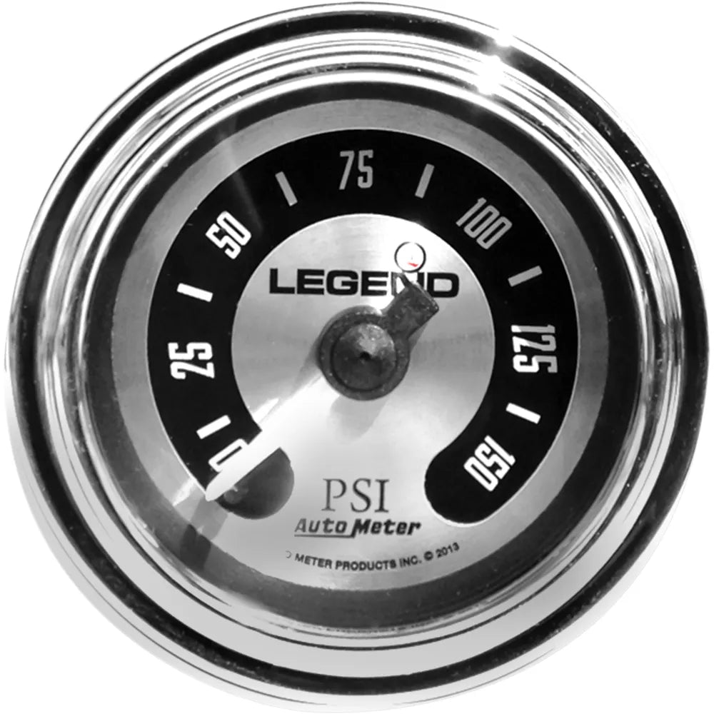 Fairing Mounted LED Backlit PSI Gauges - Spun Aluminum