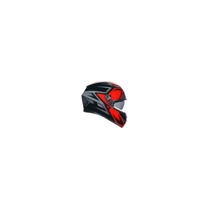 Casco K3 AGV Compound - Negro/Rojo