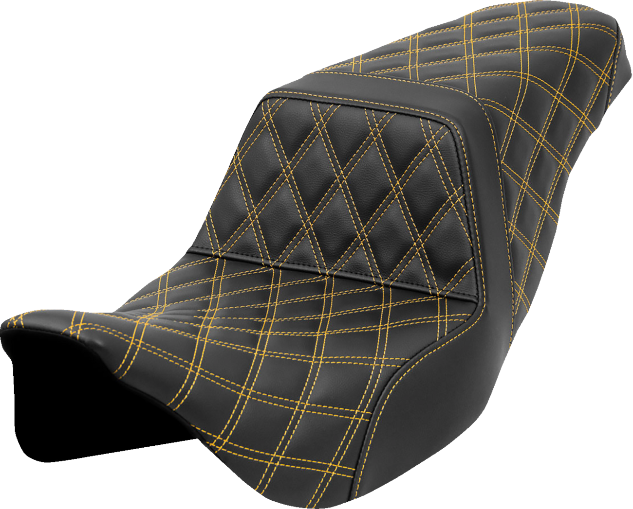 Asiento escalonado con puntada de celosía - Asiento escalonado - Puntada de celosía - Puntada dorada - FLH/FLT '08-'23